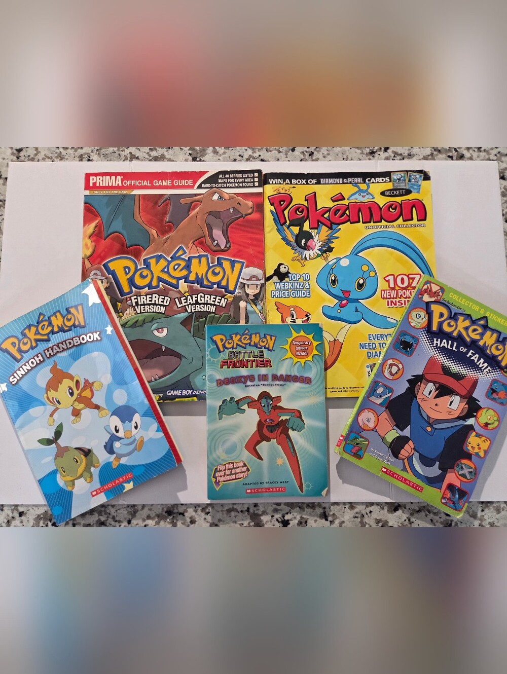 Pokémon Magazines/Guides Lot - 2004-2007, Stickers, Temporary Tattoo